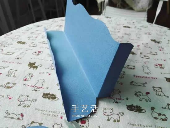 儿童简单纸玩具制作 可以控制海豚游来游去(图7)