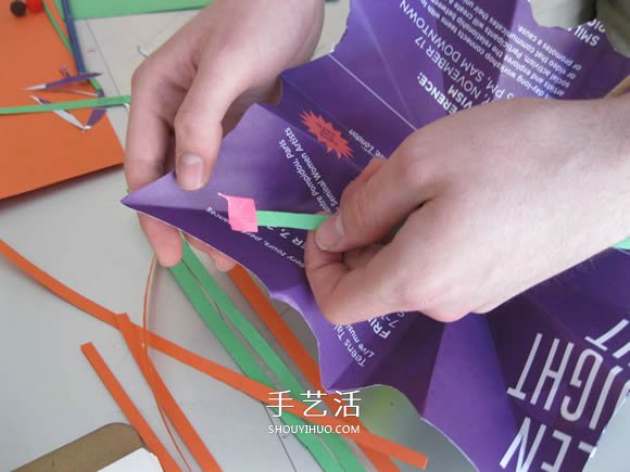 简单纸伞的制作方法图解 可以打开收起！(图11)