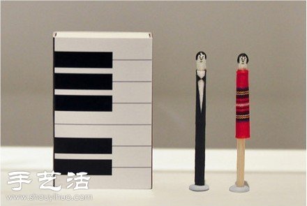 火柴棍创意DIY有趣的人物形象(图4)