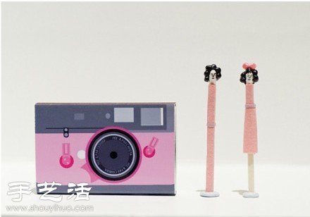 火柴棍创意DIY有趣的人物形象(图5)