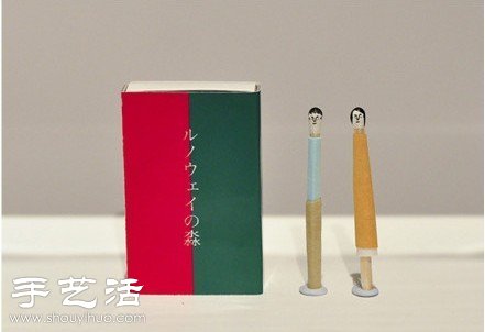 火柴棍创意DIY有趣的人物形象(图6)