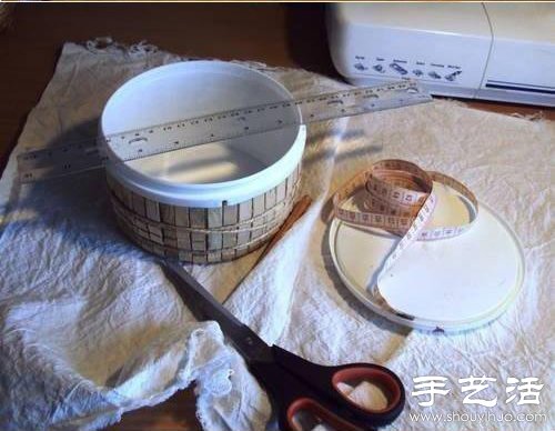 塑料桶废物利用手工制作提篮/篓子(图5)