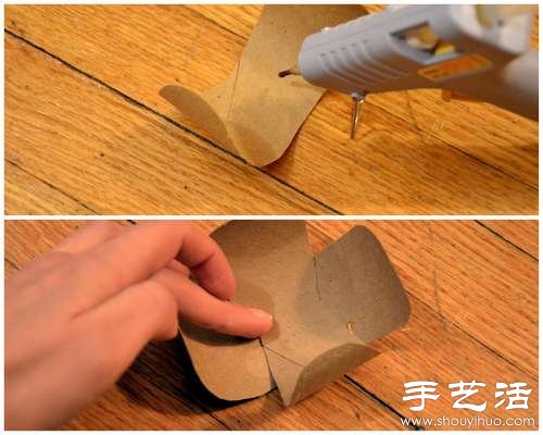 卫生纸卷筒变废为宝DIY漂亮花朵(图8)