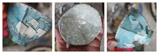 包装盒废物利用手工制作茶杯模型(图9) 包装盒废物利用手工制作茶杯模型(图9)