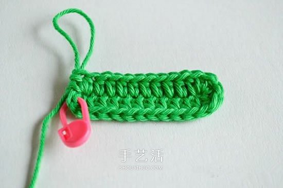 给脚踝也提供保暖！简洁好看宝宝毛线鞋织法(图4)