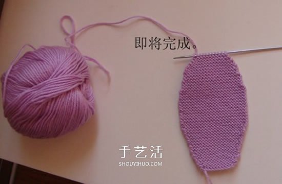 高鞋筒宝宝鞋子的织法 棒针编织婴儿保暖毛线鞋(图6)