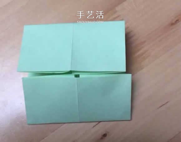 旋转纸陀螺怎么折图解 简单花型陀螺折纸教程(图4)