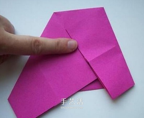 简单鞋子的折法图解 女式纸鞋子怎么折方法(图6)