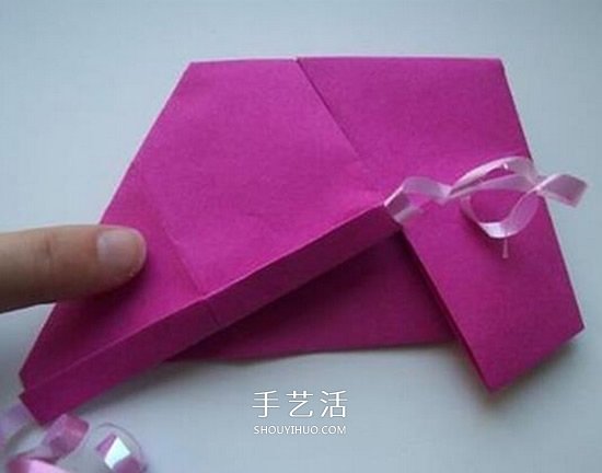 简单鞋子的折法图解 女式纸鞋子怎么折方法(图10)