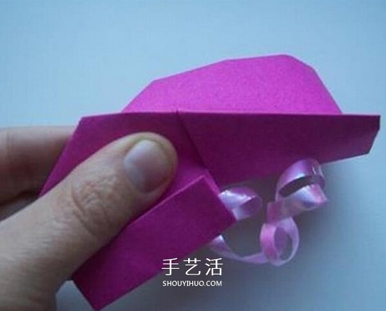 简单鞋子的折法图解 女式纸鞋子怎么折方法(图12)
