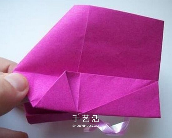 简单鞋子的折法图解 女式纸鞋子怎么折方法(图14)