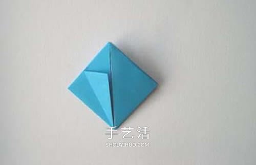最简单钻石怎么折的方法图解教程(图6)
