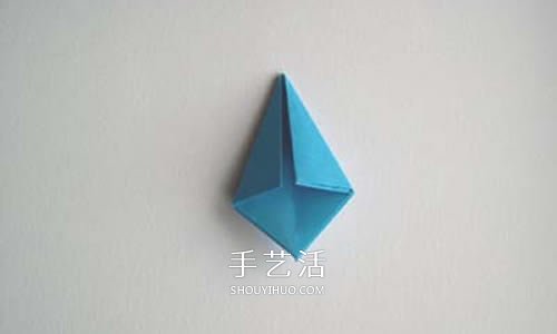 最简单钻石怎么折的方法图解教程(图8)