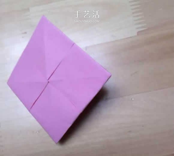 旋转纸陀螺怎么折图解 简单花型陀螺折纸教程(图23)