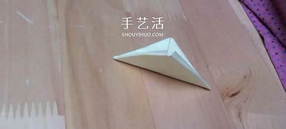 旋转纸陀螺怎么折图解 简单花型陀螺折纸教程(图31)