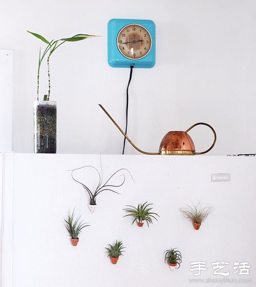 DIY手工制作迷你盆栽冰箱贴(图2)