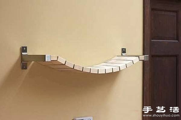 多余木地板废物利用制作时尚创意书架(图6)
