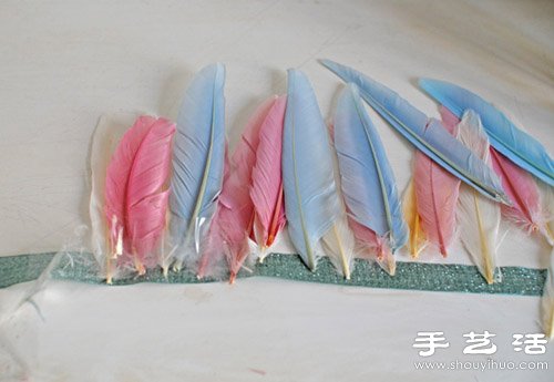 手工羽毛发饰/帽子制作图解教程(图4)