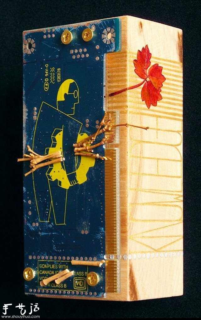电子垃圾DIY环保艺术画(图3)