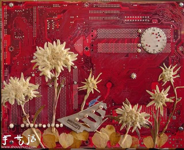 电子垃圾DIY环保艺术画(图4)