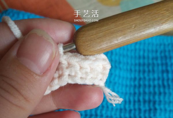 宝宝背带裤编织图解 钩针编织儿童毛线背带裤(图6)