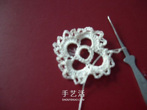 镂空披肩的钩织方法 钩针编织清凉披肩图解(图2)