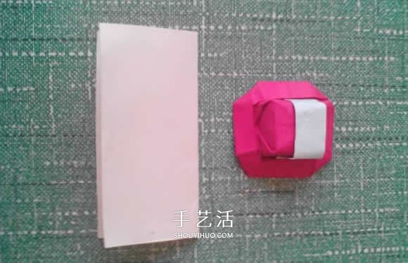 简单小帽子的折纸方法 带帽檐帽子怎么折图解(图2)