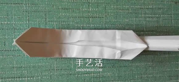 简单现代兵器折纸教程 可爱小坦克的折法图解(图18)