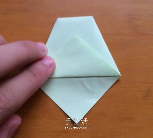 简单的小动物手偶折纸 做出可爱的猫咪手偶(图3)