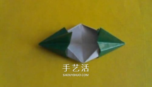 粽子的折法图解简单 纸粽子怎么折的教程(图10)