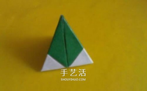 粽子的折法图解简单 纸粽子怎么折的教程(图12)