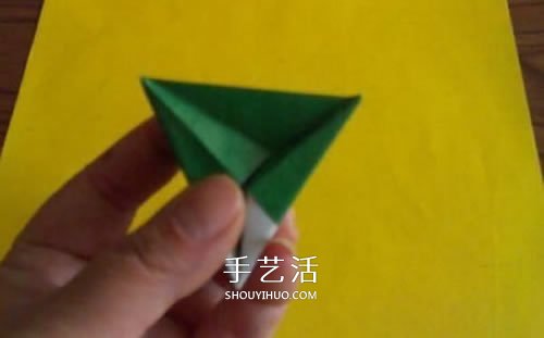 粽子的折法图解简单 纸粽子怎么折的教程(图11)