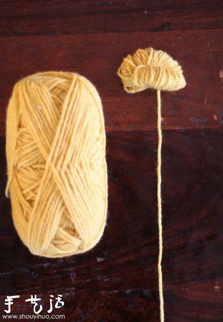自制书签 DIY制作可爱的毛线球书签(图4)