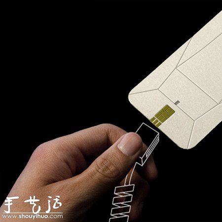 创意立体折纸电话(图1)