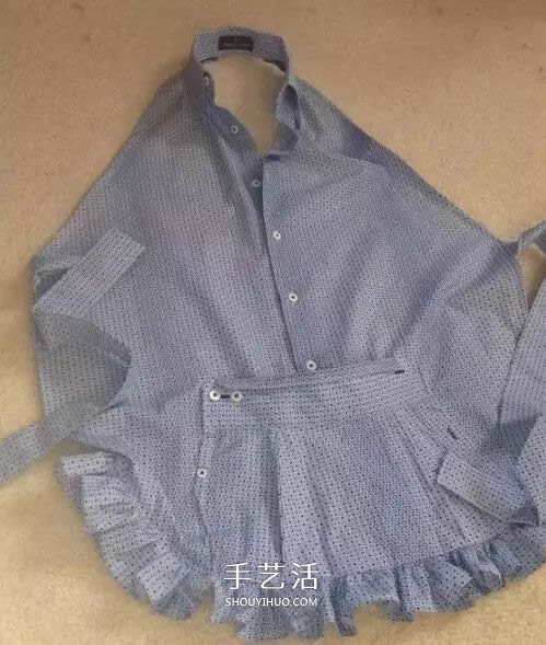 旧衣服改造围裙步骤图解 这样的小妙招别错过！(图5)