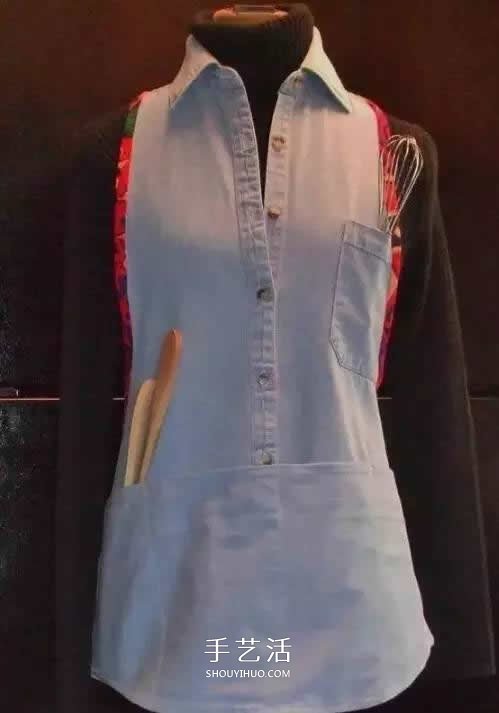 旧衣服改造围裙步骤图解 这样的小妙招别错过！(图6)