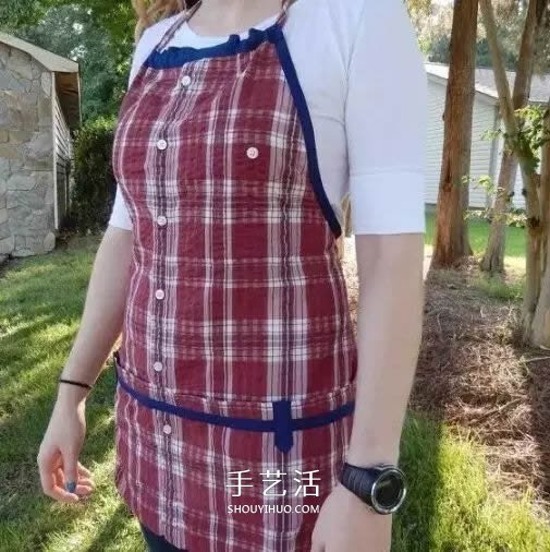 旧衣服改造围裙步骤图解 这样的小妙招别错过！(图10)