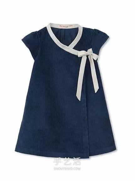 旧衣服布料改造再利用 给女儿做时尚小裙子(图13)