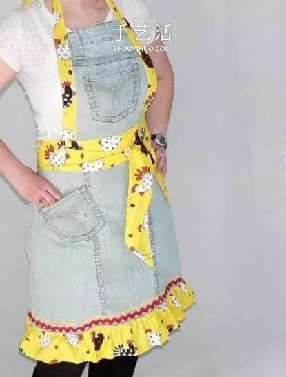 旧衣服改造围裙步骤图解 这样的小妙招别错过！(图18)