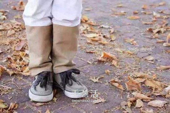 宝宝裤子加长的方法 儿童裤子改造加长图解(图8)