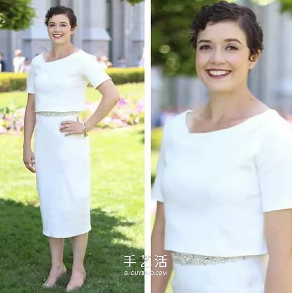 心灵手巧！爸爸的旧衬衫改造成女儿漂亮裙子(图9)