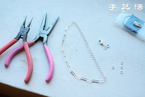 旧衬衫改造手工DIY水晶折领衬衣(图5)
