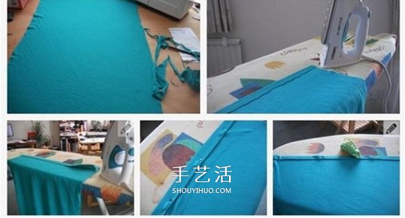 旧T恤改造厨房围裙图解 自制厨房围裙的制作方法(图4)