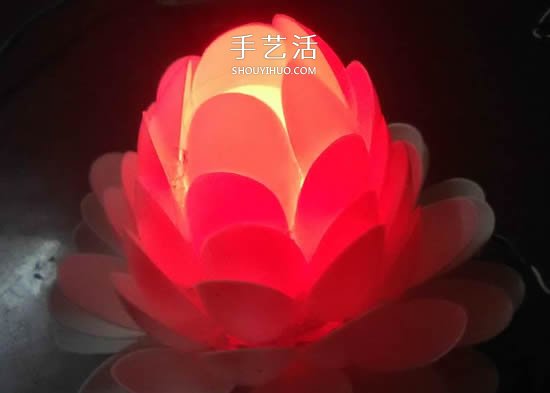 自制母亲节礼物莲花灯的方法 环保又美丽！ - 诺云双维造物网