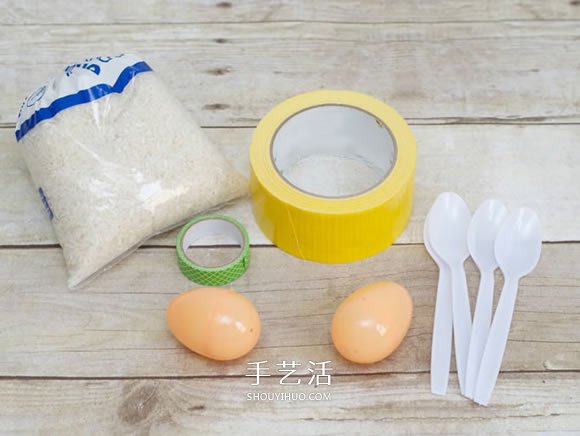 儿童废物利用DIY沙槌乐器玩具的制作方法(图1)