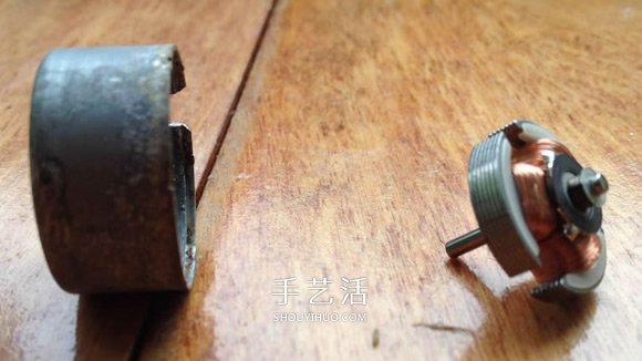 用旧马达DIY制作酷炫陀螺的方法教程(图6)