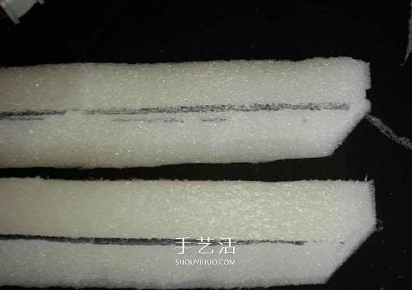 用泡沫板做双体帆船的制作方法图解教程(图5) 用泡沫板做双体帆船的制作方法图解教程(图5)