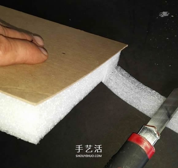 用泡沫板做双体帆船的制作方法图解教程(图9) 用泡沫板做双体帆船的制作方法图解教程(图9)