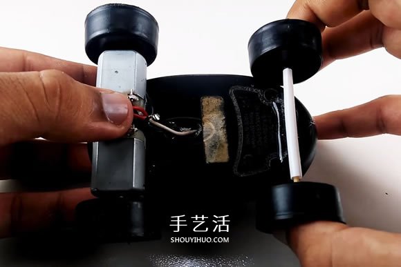 旧鼠标手工制作电动玩具车的教程(图16)