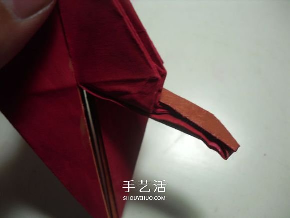 手工篝火的折纸方法 怎么折纸火焰图解教程(图20)